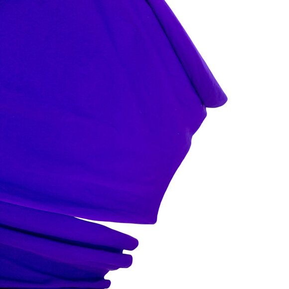 Body Wrappers Praise Dance Jumpsuit Size M Palazzo Pants Worship Purple Zip Back - Picture 4 of 12